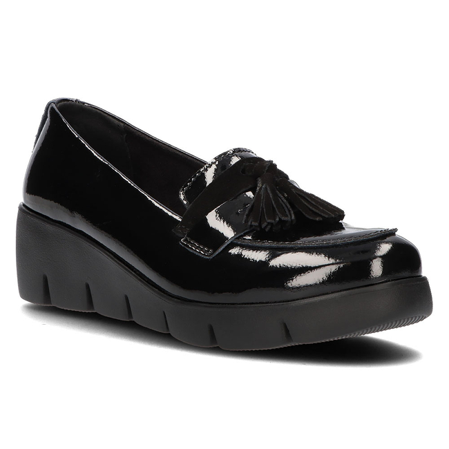 Filippo Lederhalbschuhe DP3162/21 BK Schwarz