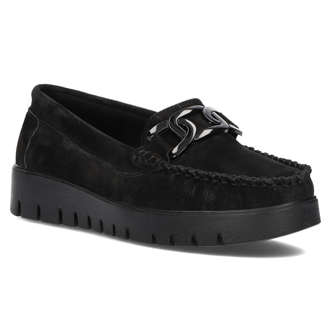 Filippo Ledermokassins DP3334/23 BK Schwarz